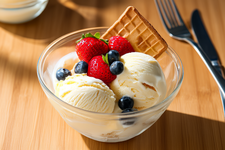 Dreamy NoChurn Vanilla Bean Ice Cream 0185376c