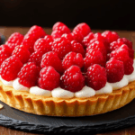 Elegant Raspberry Almond Cream Tartlets