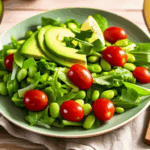 Fresh Summer Salad with Avocado and Edamame