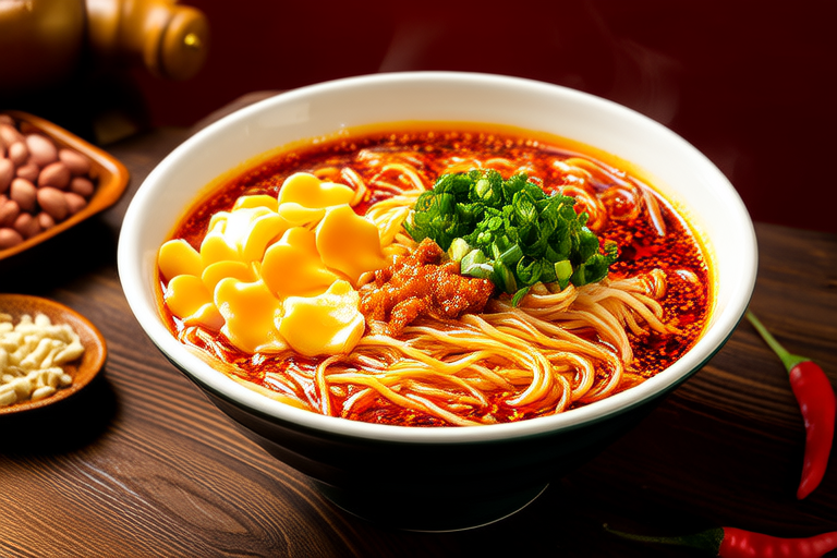 Sizzling Hot Dan Dan Noodles Where Heat and Flavor b095574f