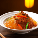Spicy Stir-fried Glass Noodles with Pork