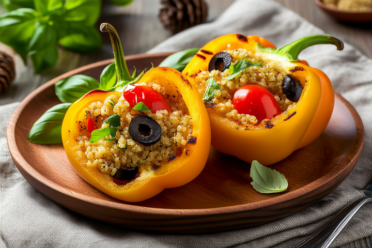 VeggieLaden Mediterranean Quinoa Stuffed Bell Pepp c7f8409f
